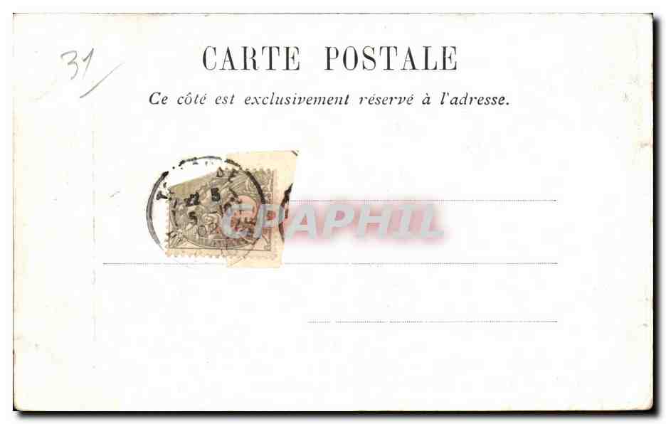 Toulouse — Promenade du Grand Rond — L. S. J. n° 20 — Verso