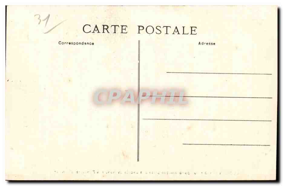Luchon — Vue panoramique prise des Lacets menant à la Fontaine d'Amour — éditeur Luchon, n° 119 — Verso