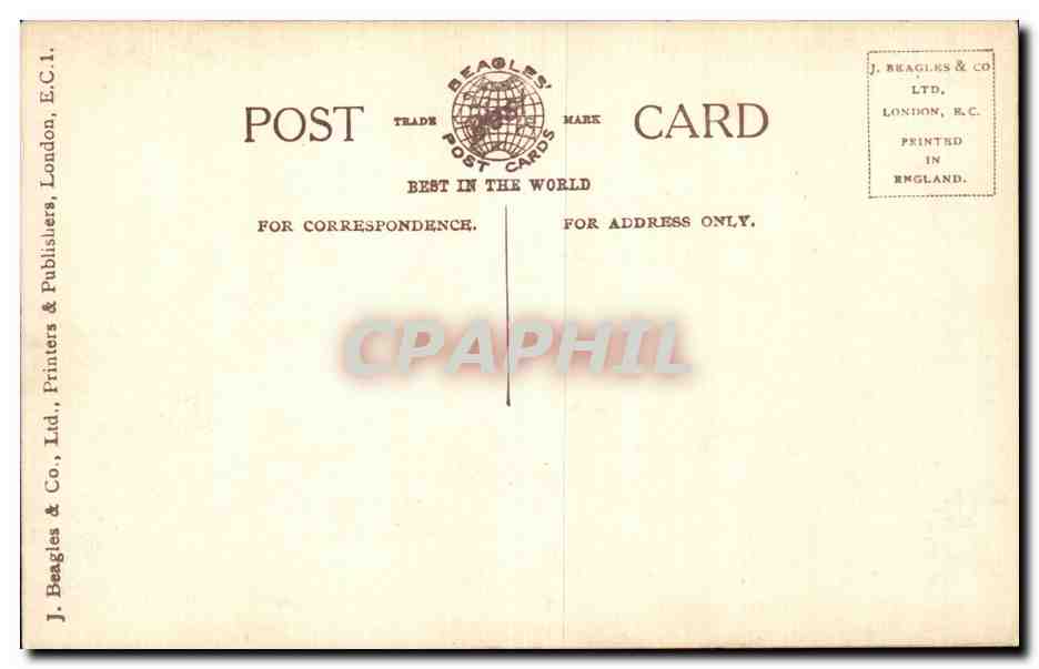 CPA Great Britain London Mansion House Cheapside   Bow church  — Rückseite