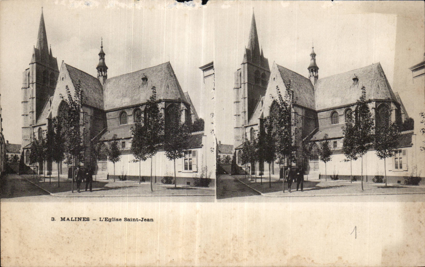 Malines — Ansicht der Kirche Saint-Jean — Ansichtskarte Nummer 3