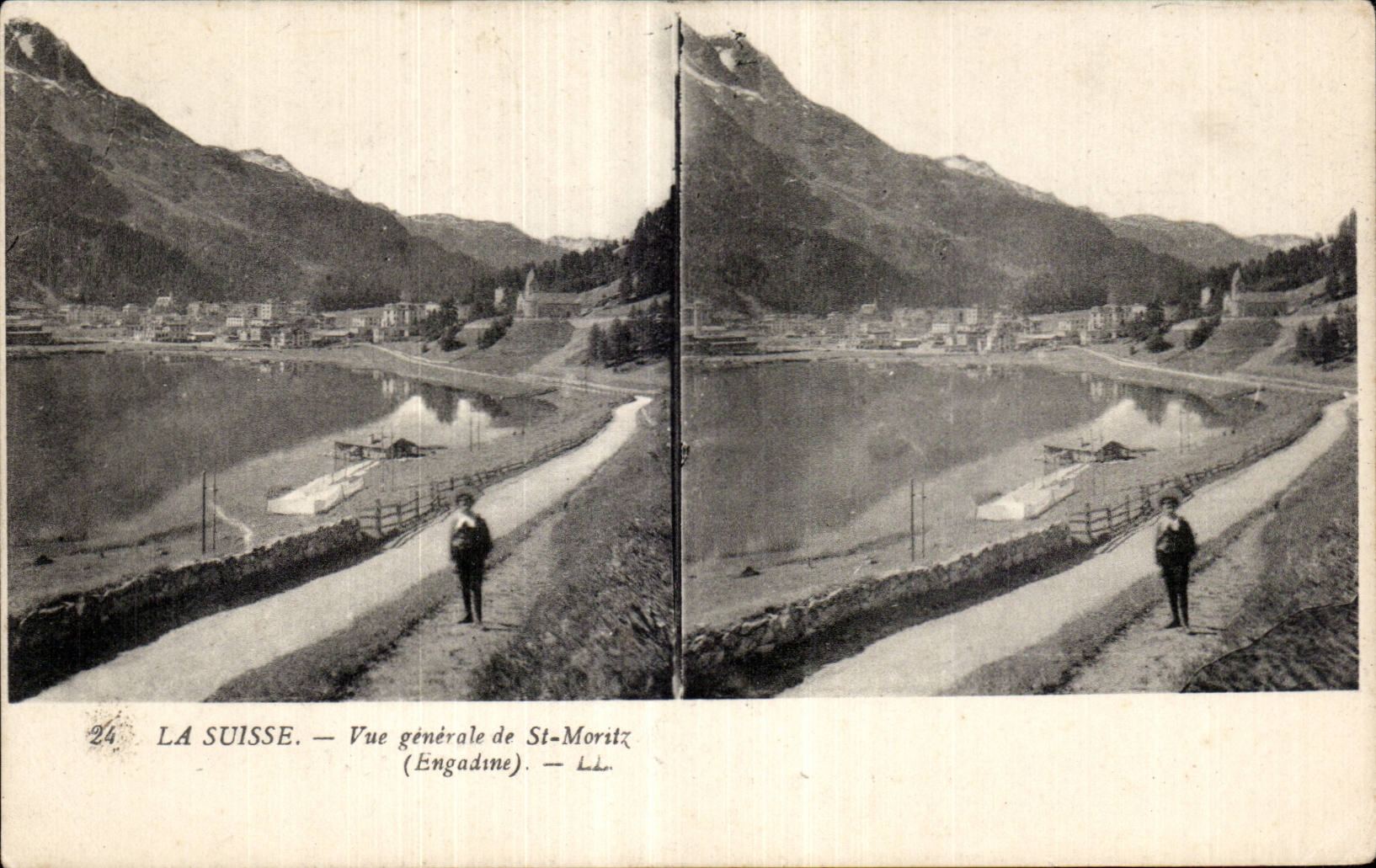St-Moritz — Allgemeiner Blick auf St-Moritz (Engadine) — Schweiz — Nr. 24