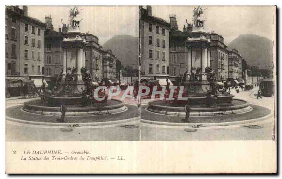 La Estatua de los Tres Órdenes del Dauphiné — Grenoble — LL.