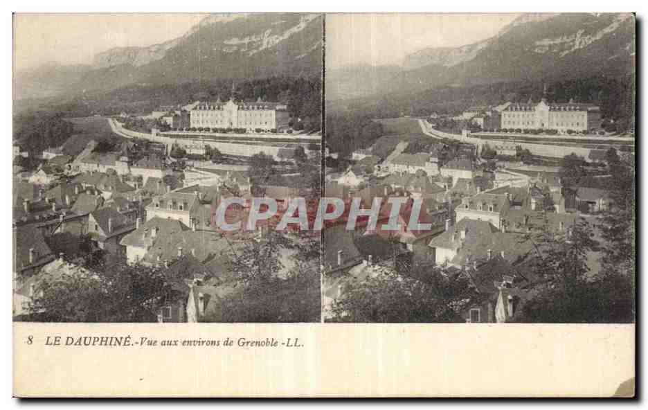 Ansicht der Umgebung von Grenoble — Das Dauphiné — Verlag LL, Nr. 8