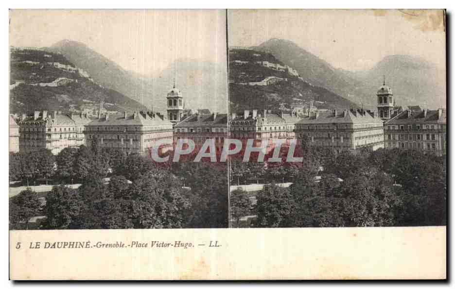 Grenoble - Place Victor-Hugo — LE DAUPHINÉ, publisher LL, n°5