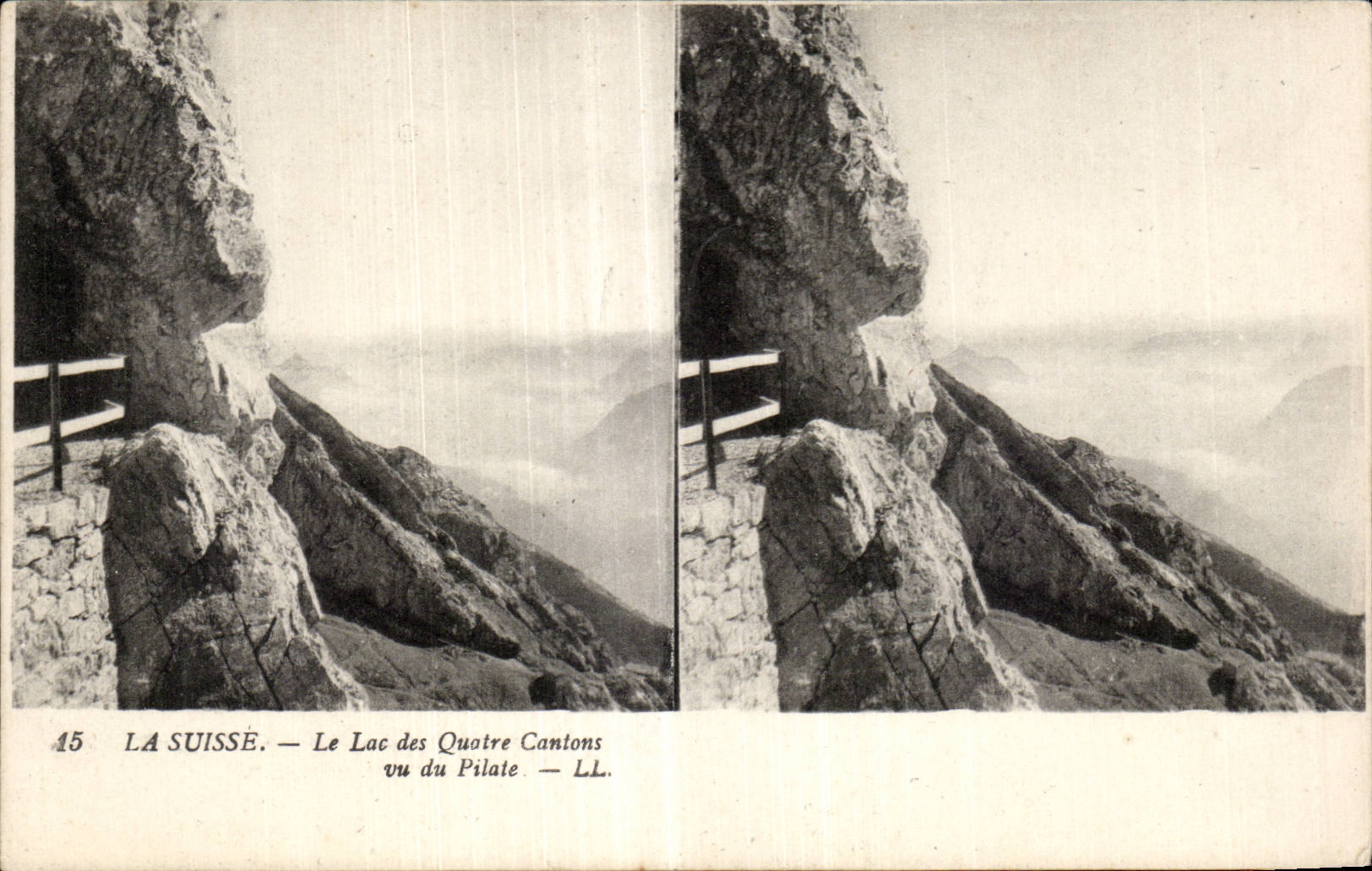 Schweiz — See der vier Kantone von der Pilate aus gesehen — LL. n°45