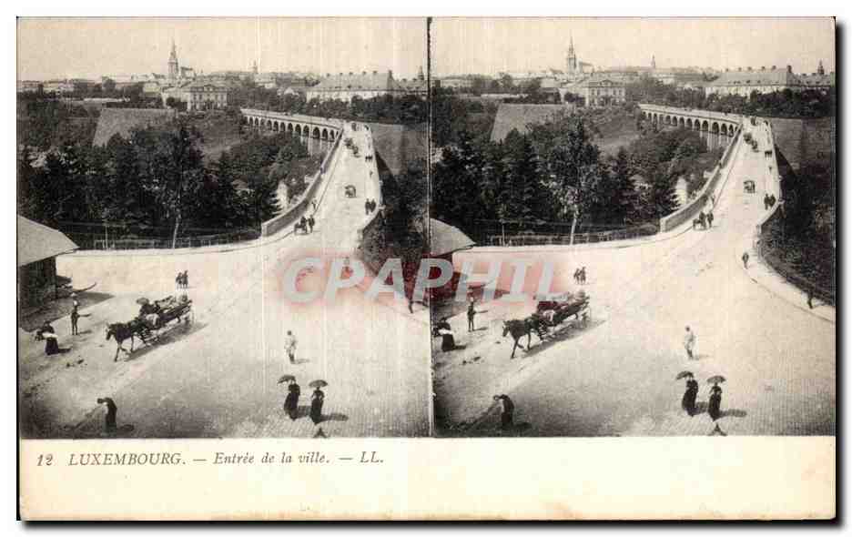 Luxemburgo — Entrada de la ciudad — LL.