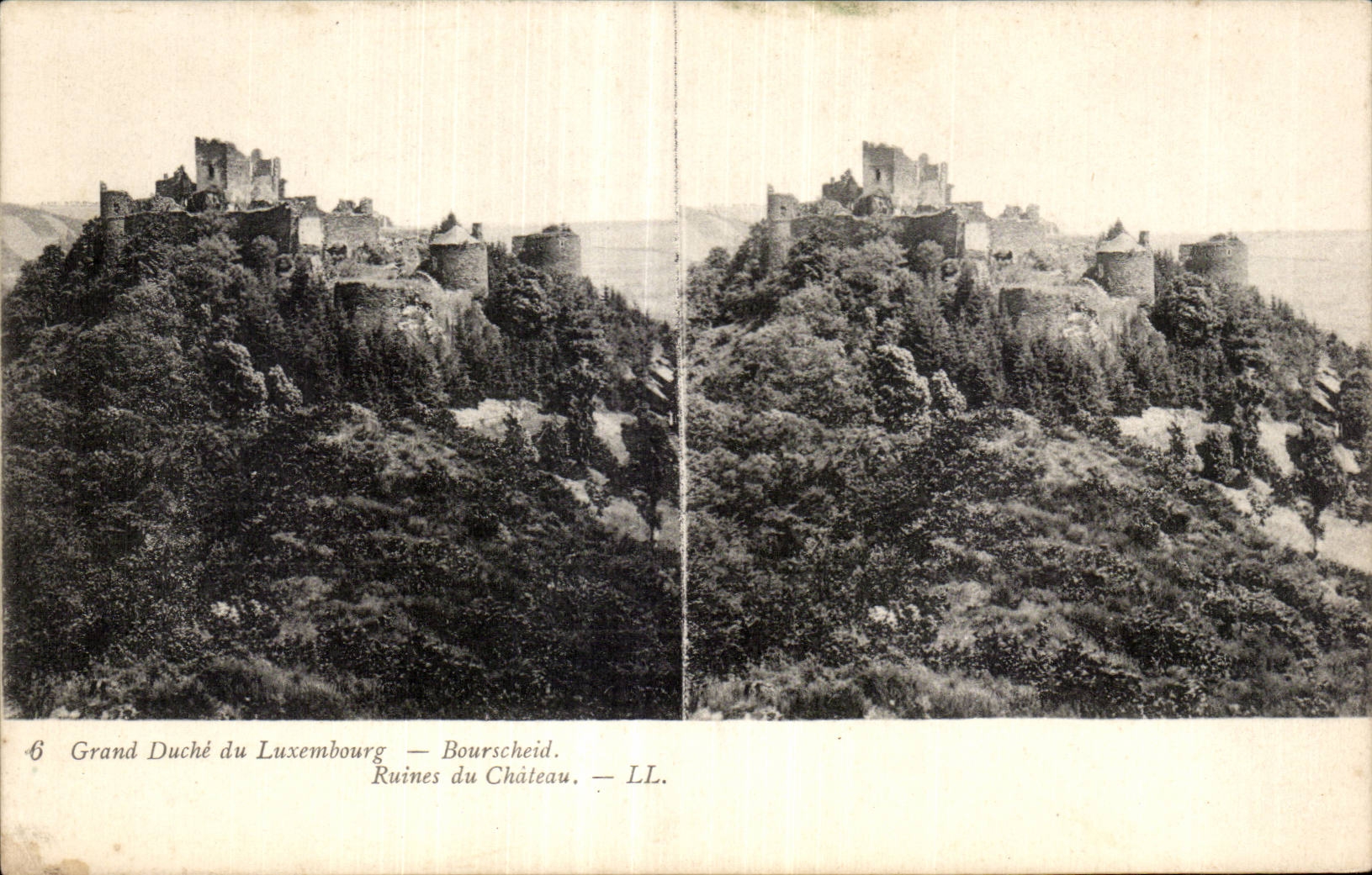 Ruinas del Castillo — Bourscheid — LL.