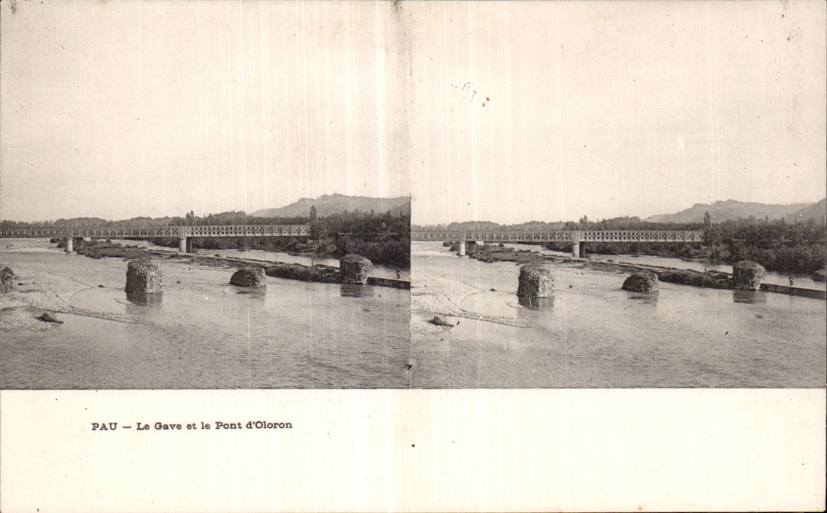 PAU — El Gave y el Puente de Oloron — editor no identificado