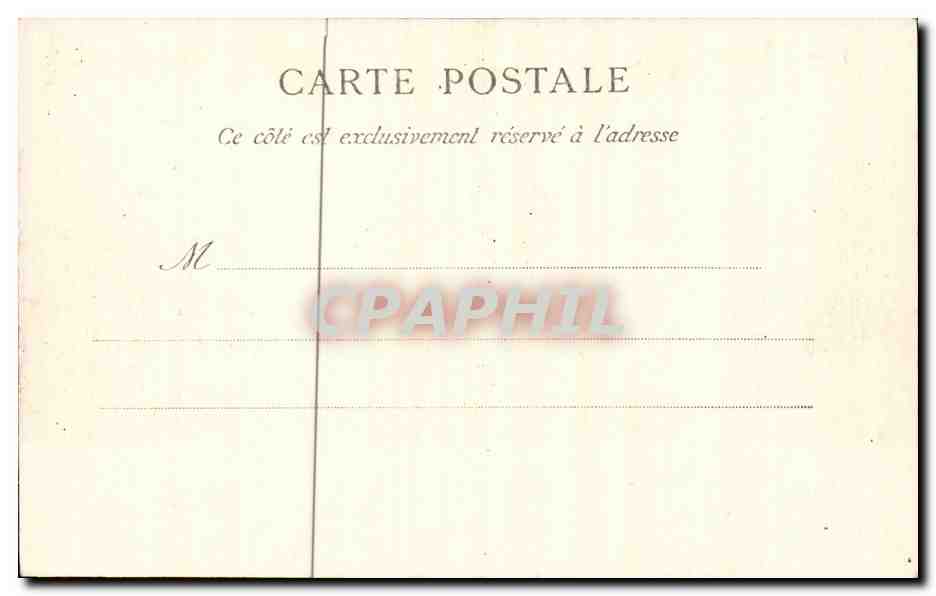 PAU — El Gave y el Puente de Oloron — editor no identificado — Reverso