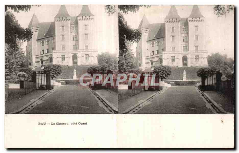 PAU — Schloss, Westseite