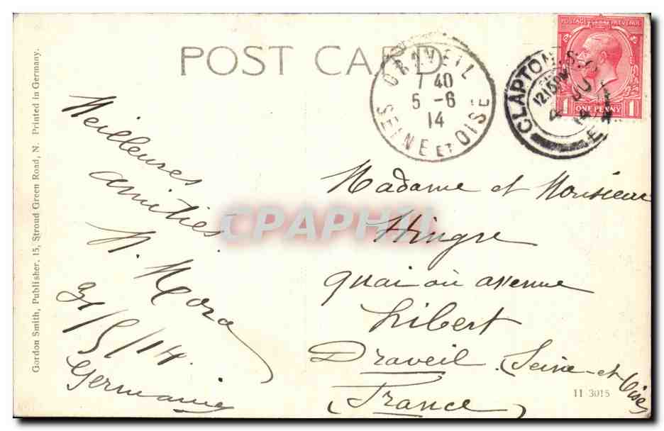 Angleterre - England - Horse Guards - London - CPA  — Verso