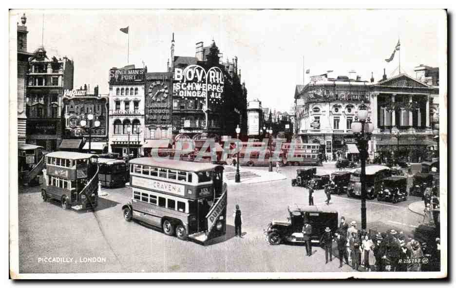 Angleterre - England - Piccadilly Circus - London - CPA 