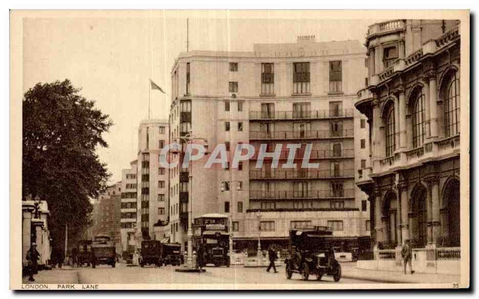 Angleterre - England - Park Lane - London - CPA 