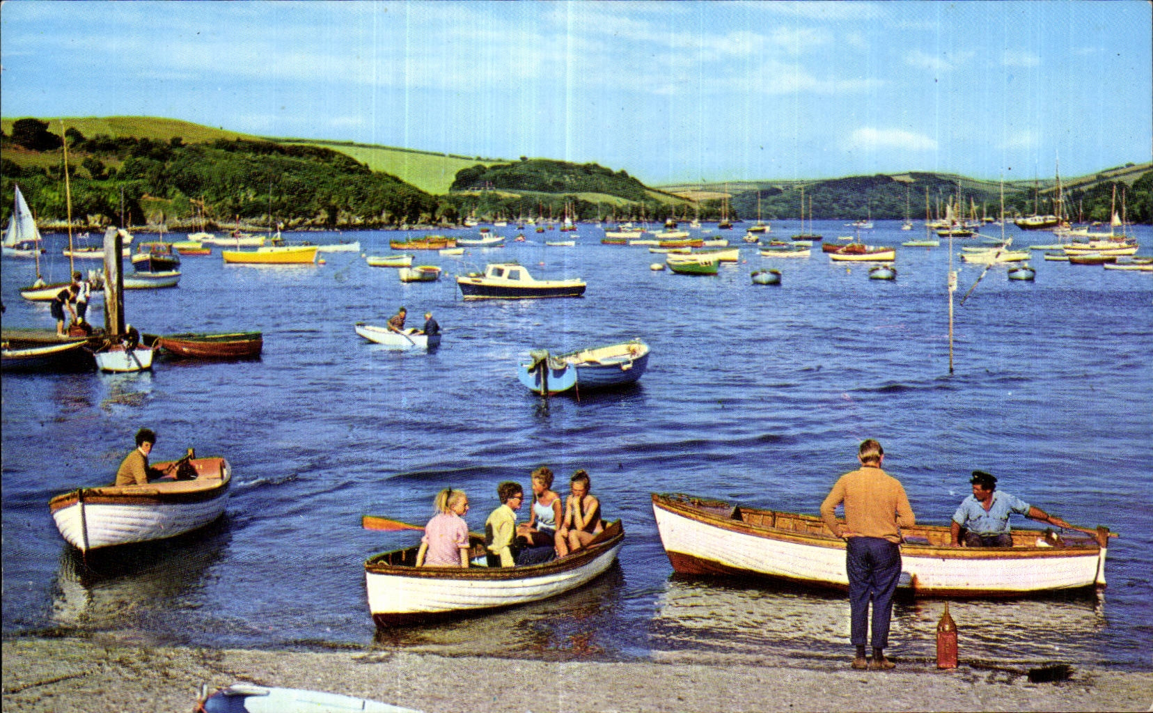 Town Quay, Salcombe — Devon — éditeur Dixon, n° L1/8956 - Anverso