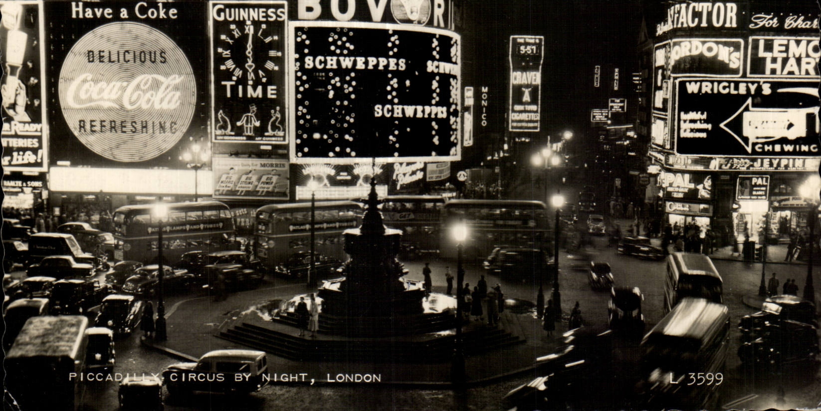 Angleterre - England - London - Piccadilly Circus Coca Cola Guinness - CPSM 
