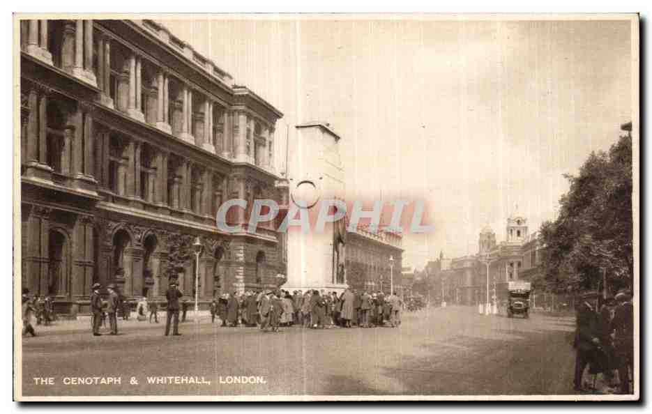 Angleterre - England - London - The Cenotaph and Whitehall - CPA 