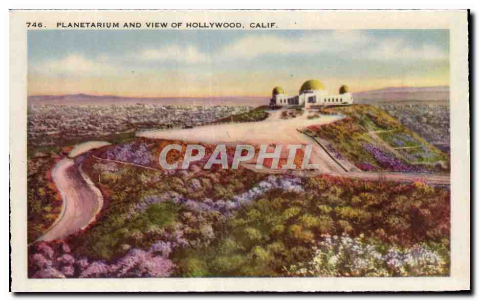 CPA Planetarium and View of Hollywood California