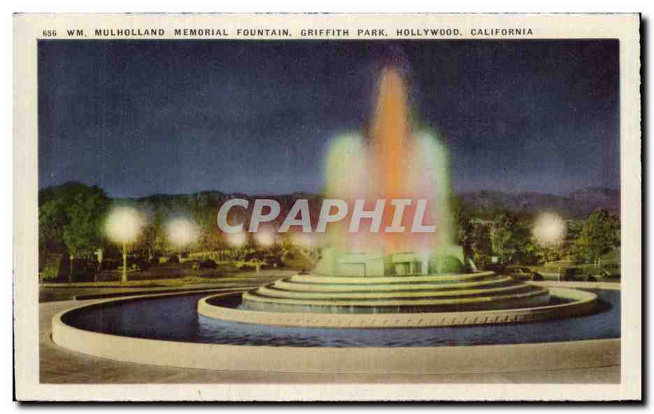 CPA Radio City Hollywood California New studios at CBS and NBC  — Rückseite