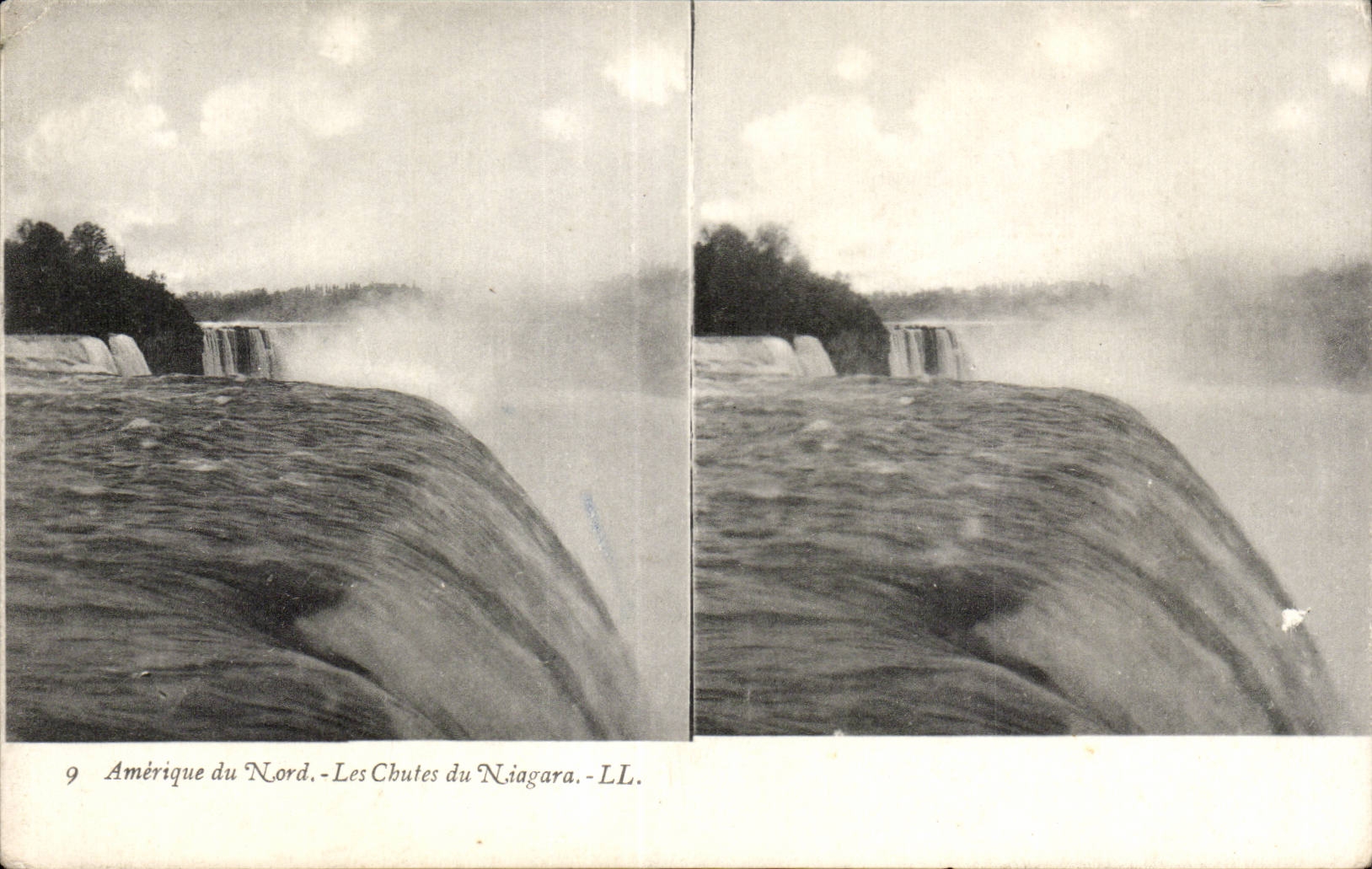 Cartes Stereoscopiques - USA - Amerique du Nord - Les Chutes du Niagara - CPA