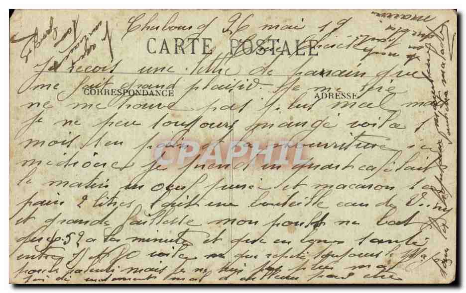 Paquebot - Steamer - Bateau - Boat - Republique - Le Cuirasse d Escadre - CPA  — Verso