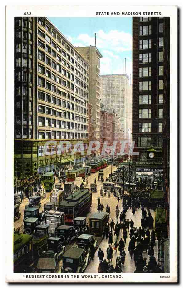 CPA State And Madison Streets Busiest Corner in The World Chicago