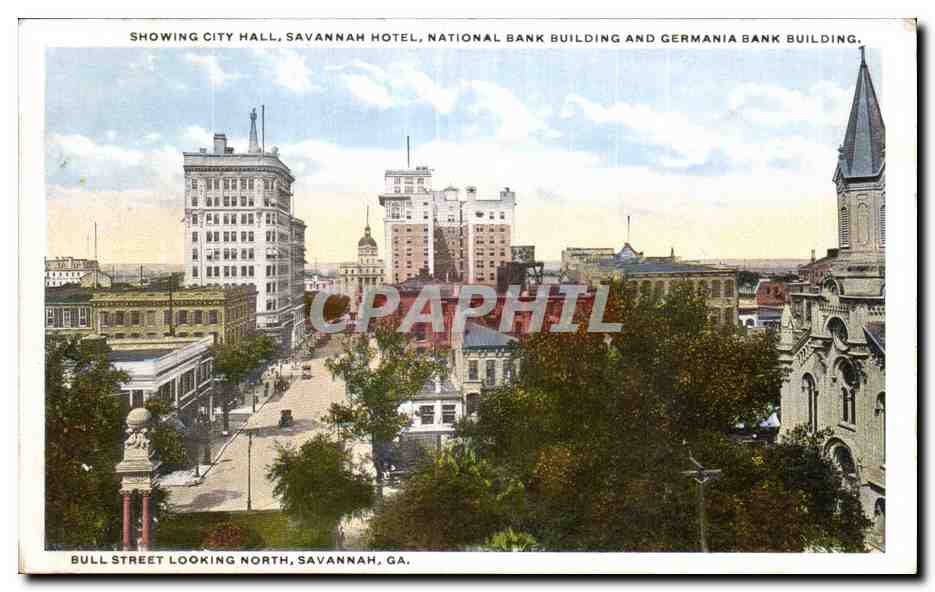CPA Showing City Hall savannah Hotel National Bank Building And Germania Bank Building