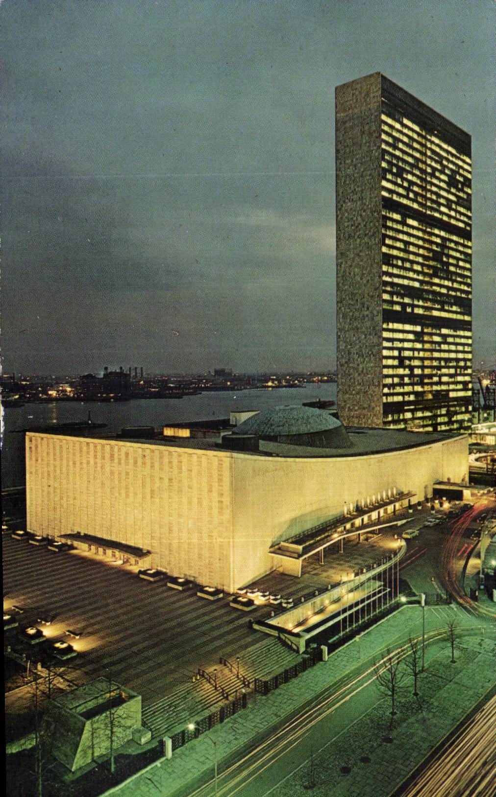 CPA United Nations At Night