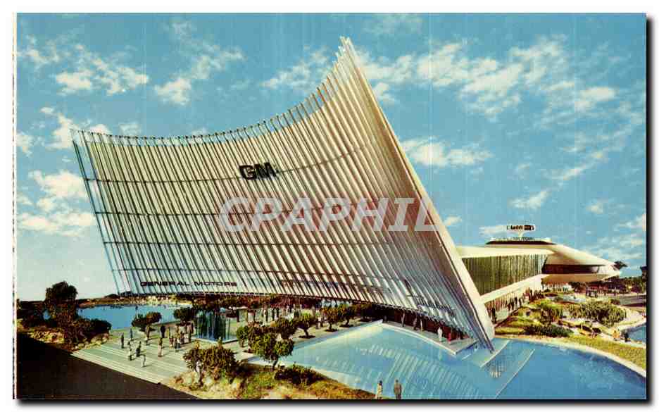 CPA General Motors Futurama Building New York World s Fair