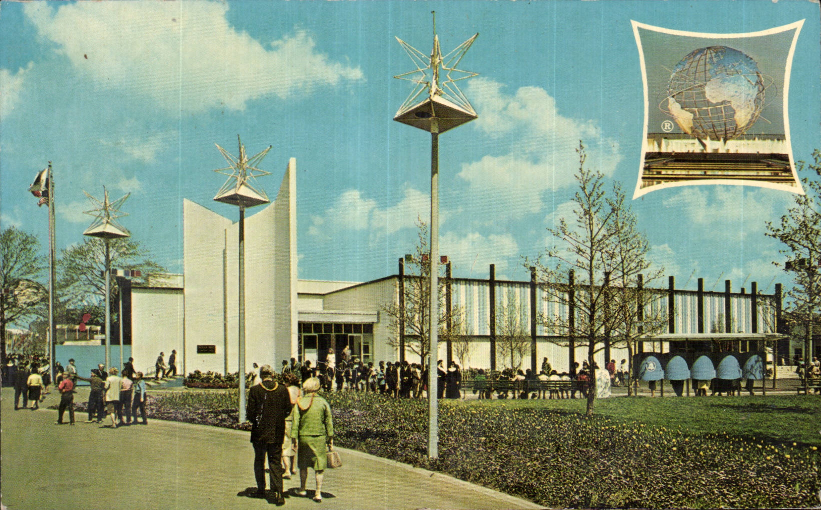 CPA Pavilion Of Paris New York world s Fair