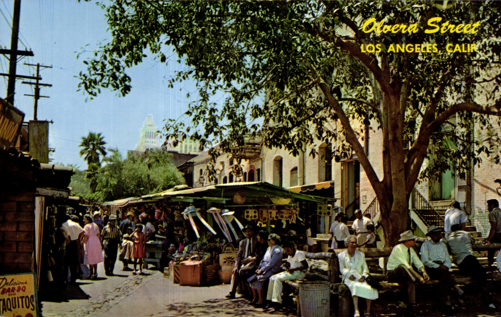 Olvera Street — Los Angeles, Californie — Krieg Publishing Company