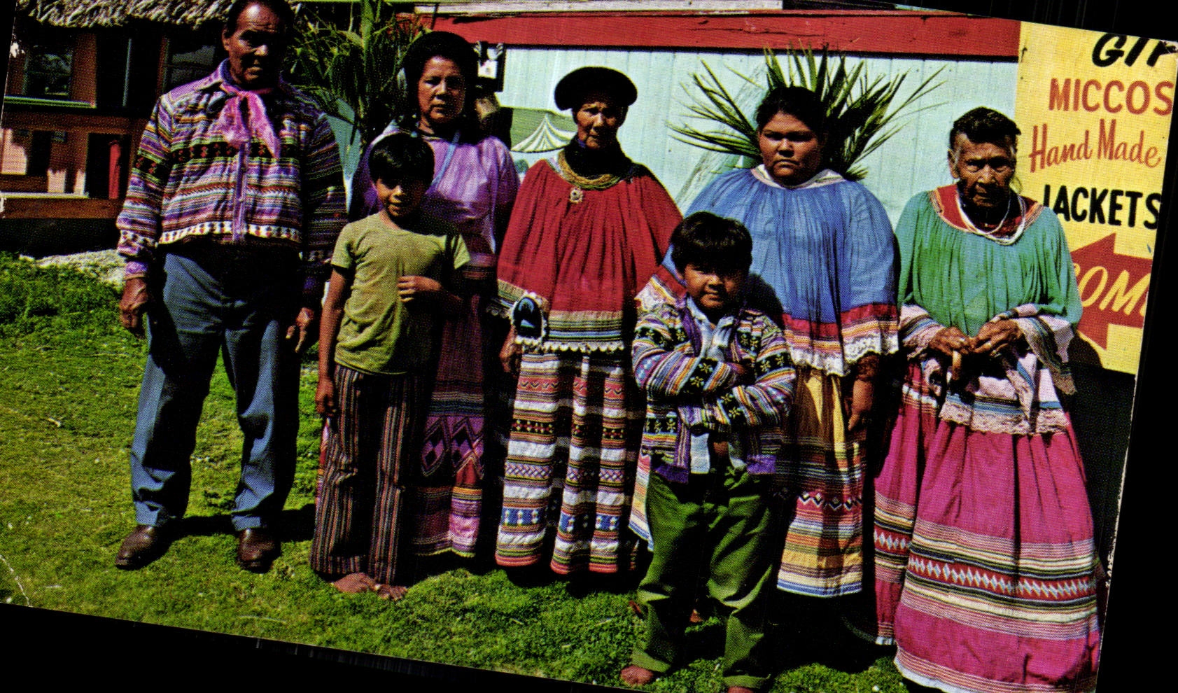 CPA Colorful Indian costumes at John 