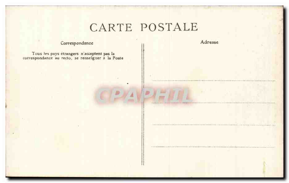 Carte Stereoscopique - Pau - Le Chateau pris de la Basse Ville - Place de la Monnaie - CPA  — Rückseite