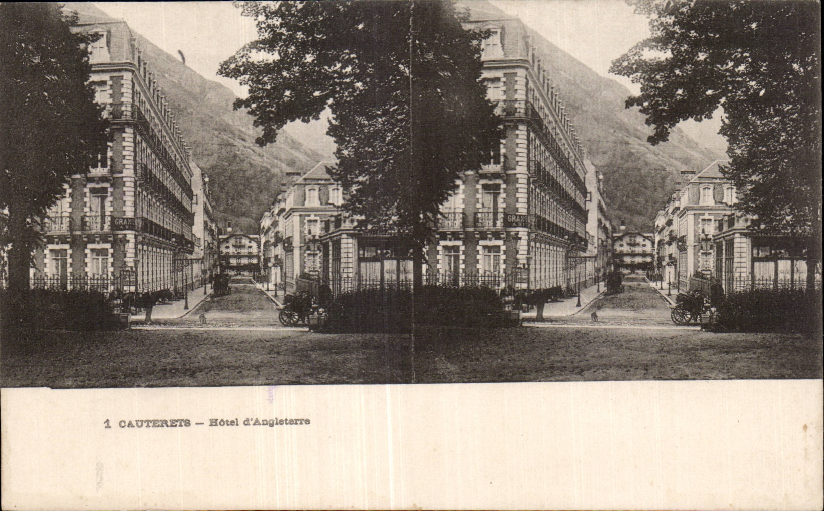 Cauterets — Hôtel d'Angleterre — Verlag GRAF