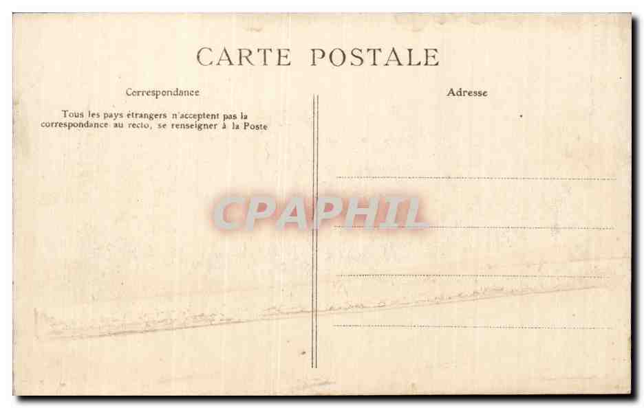 Cauterets — Hôtel d'Angleterre — Verlag GRAF — Rückseite