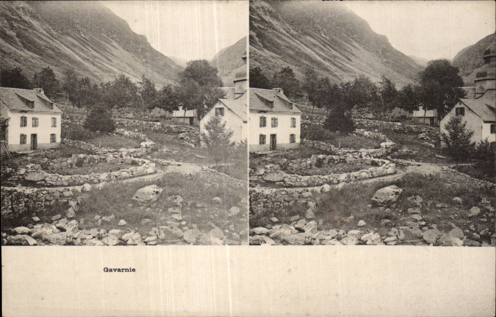 Carte Stereoscopique - Gavarnie - CPA 
