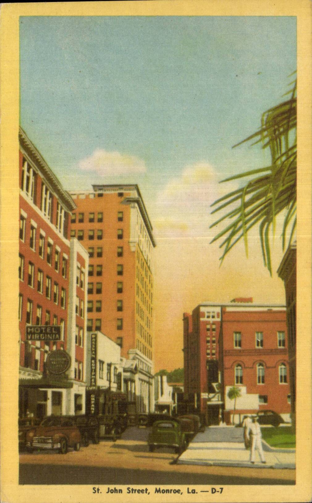 Etats Unis - USA - LA - Louisiana - St John Street - Monroe - CPA 