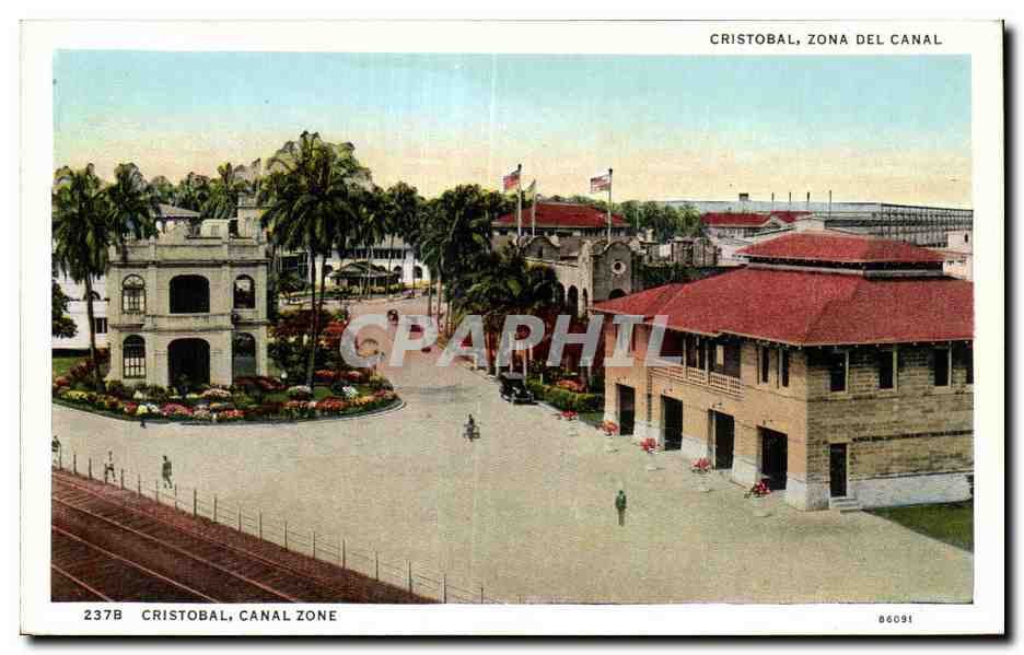 Central America - Panama - Cristobal - Zona del Canal - Canal Zone - CPA 