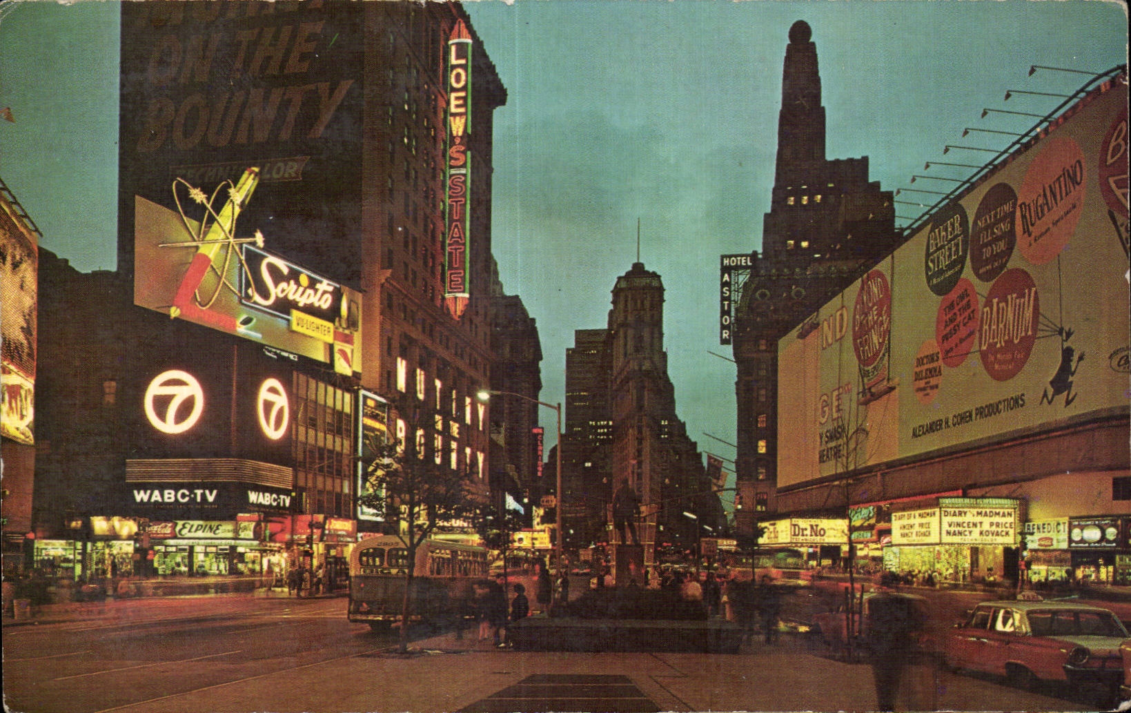 CPA Times Square Newyork city The miracles of Broadway are reflected in the millions of lights that illuminate the great