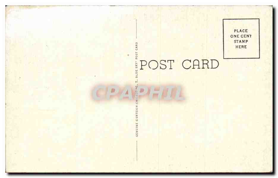 Bastrop City Hall — Louisiana — éditeur Curteich, n° OA3668 — Rückseite