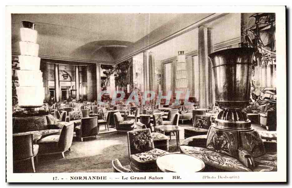 Normandie — Le Grand Salon — Photo Desbattin