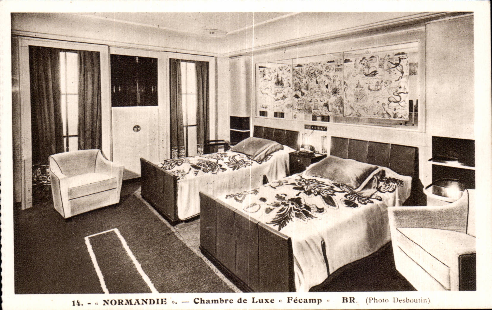 Chambre de Luxe « Fécamp » — « NORMANDIE » — Photo Desboutin