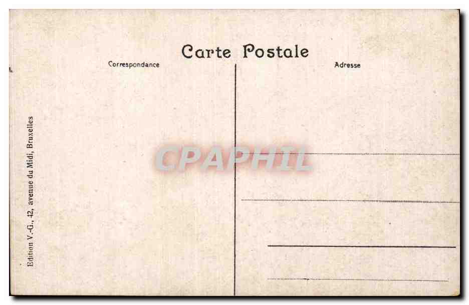 CPA Bateau Ostende La malle au debarcadere — Verso
