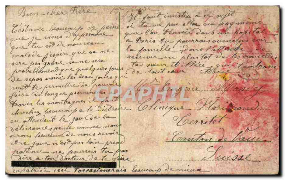 CPA Bateau Statendam rotterdam New York Paquebot — Verso