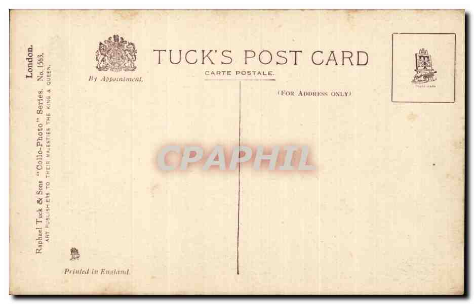 CPA The Bank of England   Royal Exchange London — Rückseite