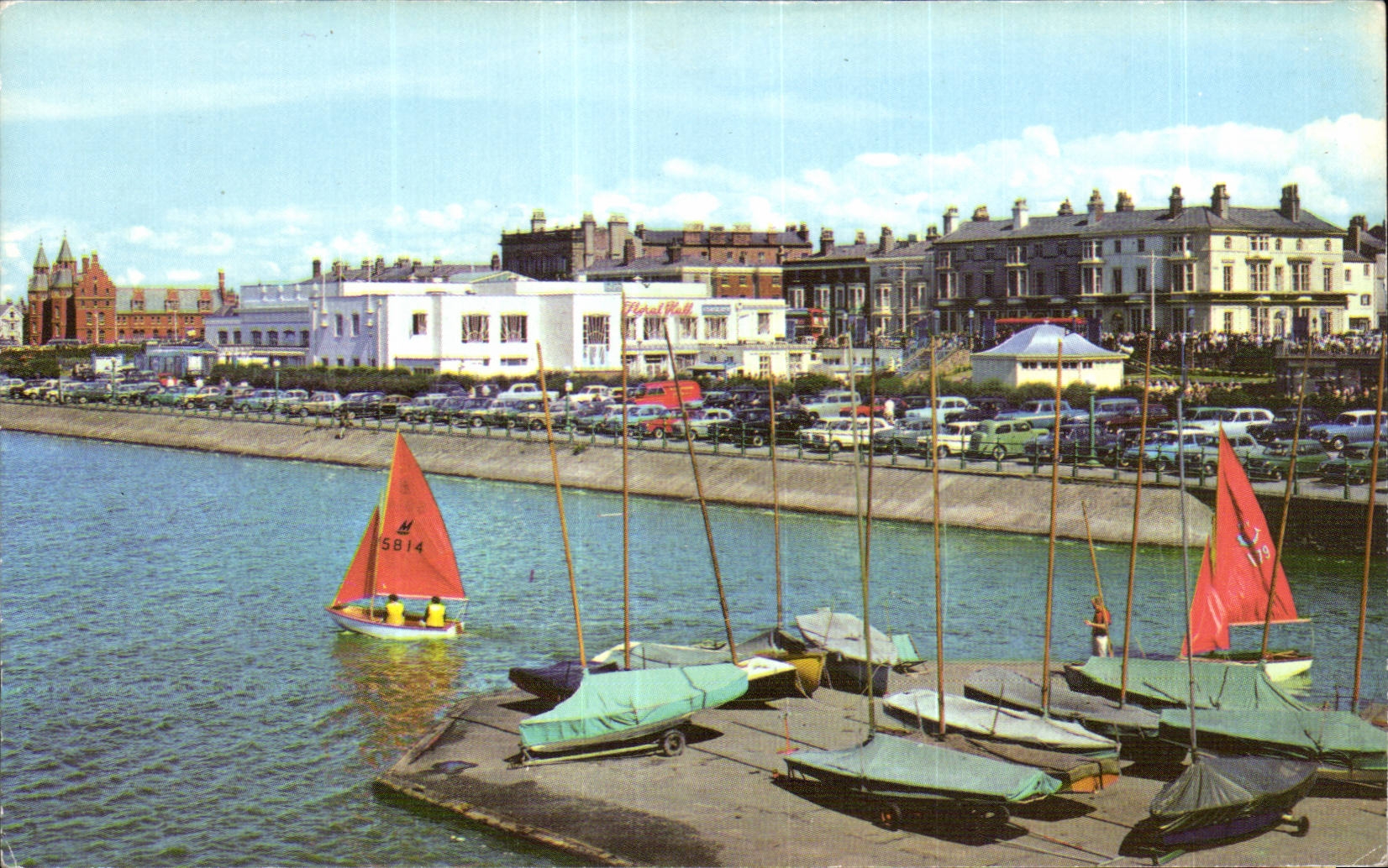 CPA The Floral Hall and Marine Lake Southport