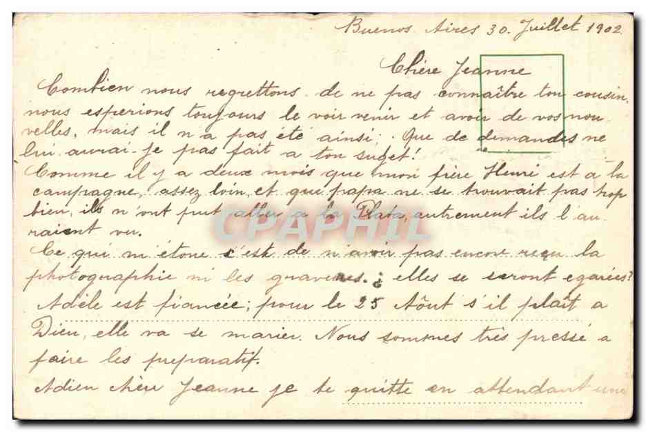 CPA Bateau Recuerdo de Buenos Aires Argentine Argentina Paquebot  — Verso