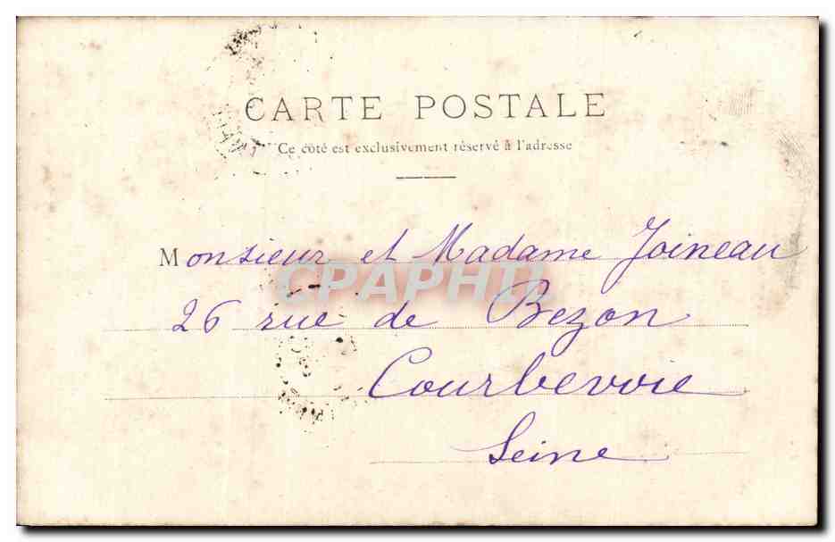 CPA Bateau Navire en Mer Voilier  — Verso