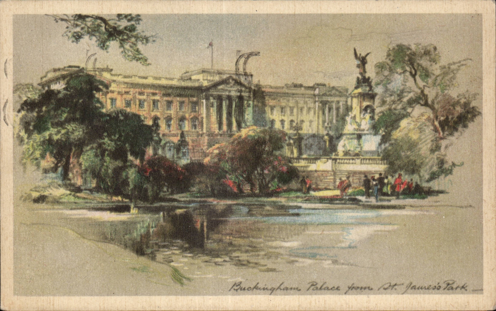 CPA Buckingham Palace St James s park London 