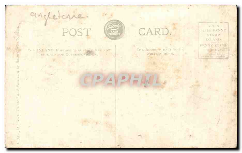 CPA Bedford — Rückseite