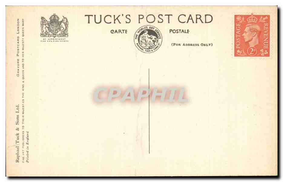 CPA Piccadilly Circus — Verso